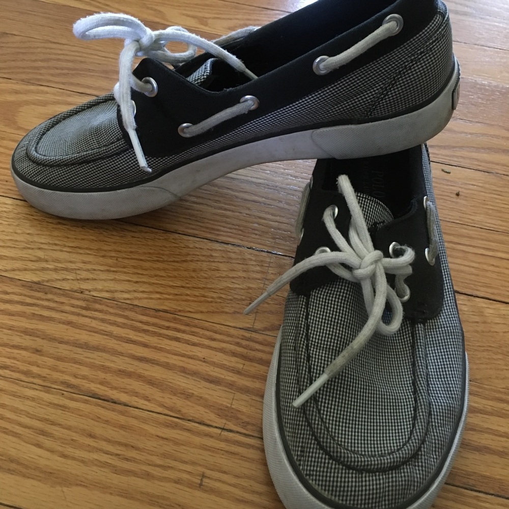 Ralph Lauren Canvas Boat shoes with laces